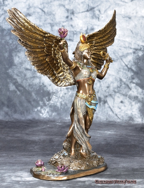 Isis Egyptian goddess with wings figurine